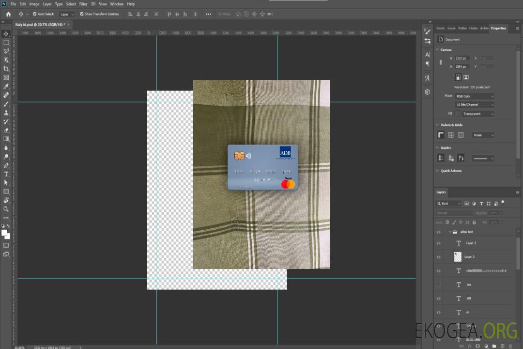 recto photolook de la carte mastercard de la banque ADB des Palaos template recto photolook de la carte mastercard de la banque ADB des Palaos template